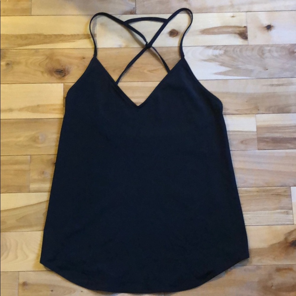 lululemon black silky tank top - *size 2*